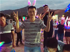 Two day tour of Huizhou in summer 2019, bonfire party
